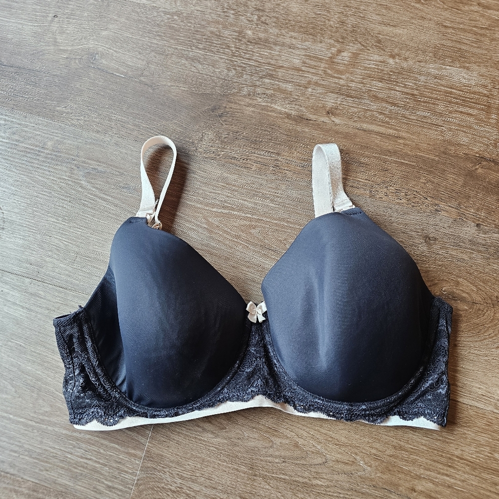 Hot Milk Lingerie Maternity Nursing Breastfeeding Bra Black Lace size 36DDD
